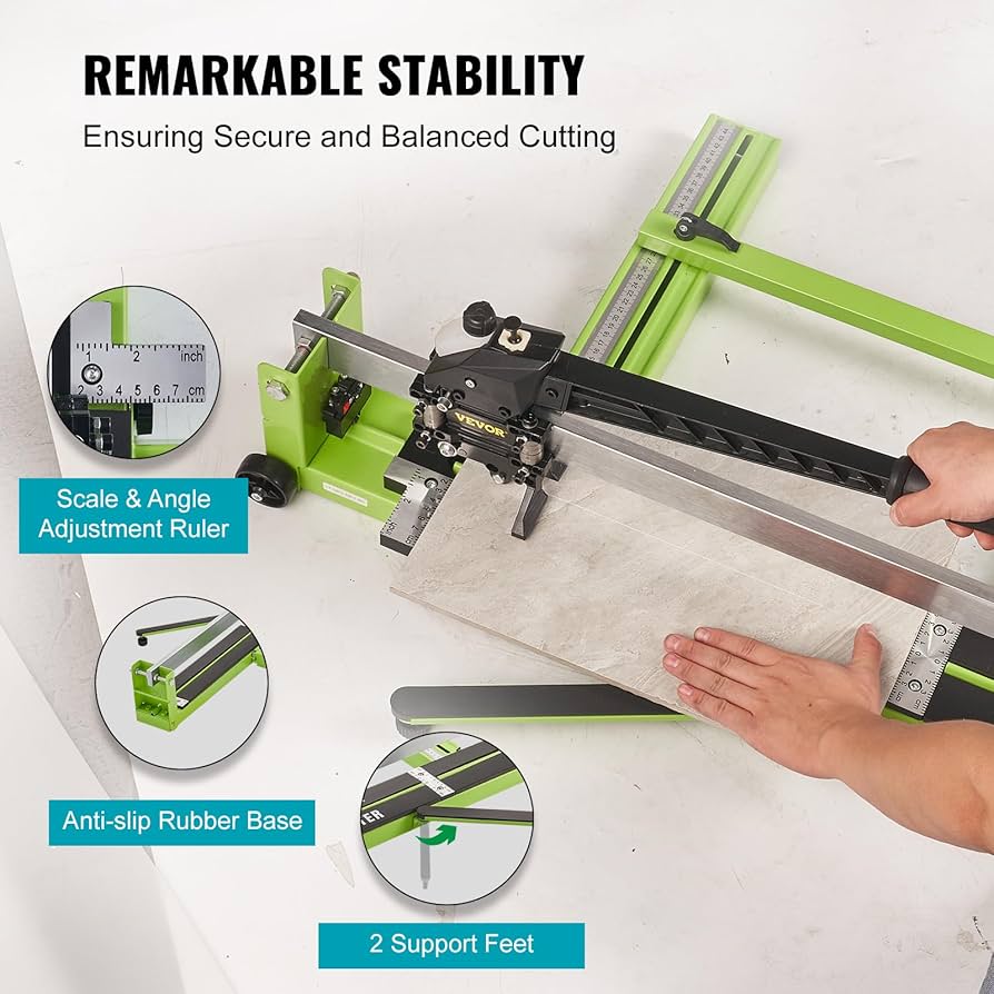 VEVOR Tile Cutter 32 Inch Manual Tile Cutter 1.4 Inch Tile